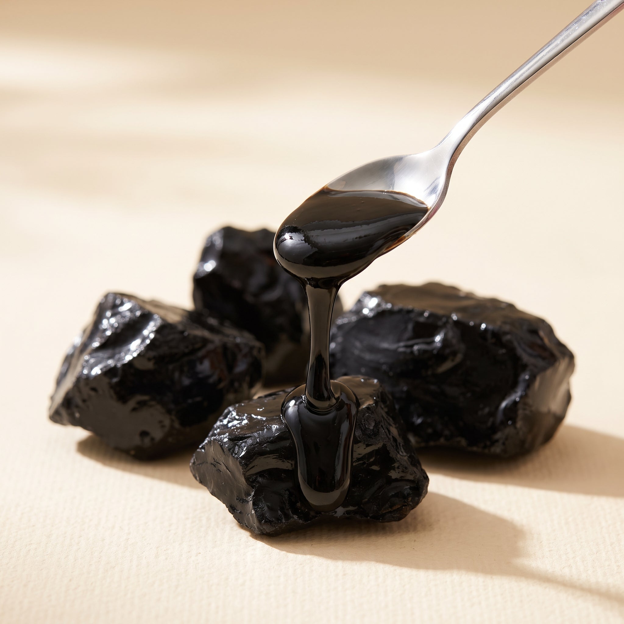 Resina pura de Shilajit del Himalaya, ácido fúlvico